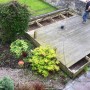 Started by removing the old decking